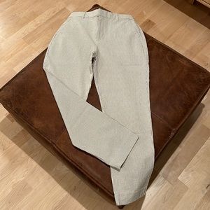 EUC Gap Slim Ankle Seersucker Pants